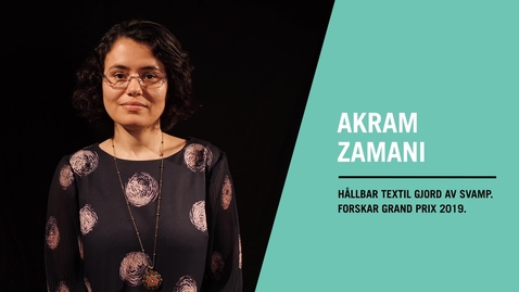 Thumbnail for Akram Zamani vinnare av Forskar Grand Prix 2019