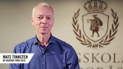 Thumbnail for Mats Tinnsten Ny rektor 2019