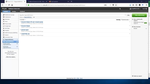 Thumbnail for Practising Explorative Bibliometrics Part 1: Downloading data from the local repository (here PURE)