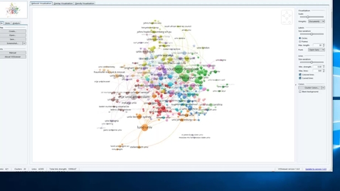 Thumbnail for Practising Explorative Bibliometrics Part 6: cont’ed: Bibliographic Coupling at the Organisation Level and co-word analysis.