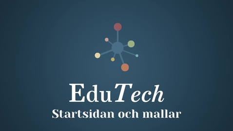 Thumbnail for Startsidan och mallar Padlet