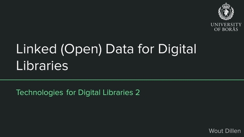 Thumbnail for Linked (Open) Data for Digital Libraries