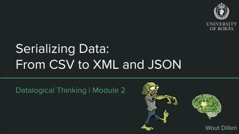 Thumbnail for Data Serialization: From CSV to XML and JSON