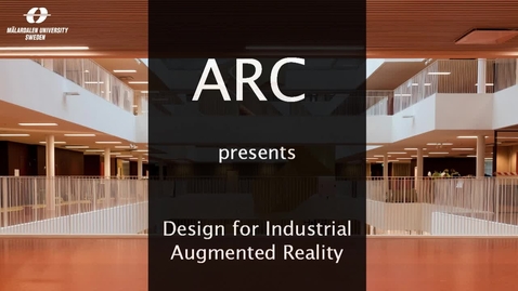 Thumbnail for ARC_Commercial_Design for Industrial Augmented Reality