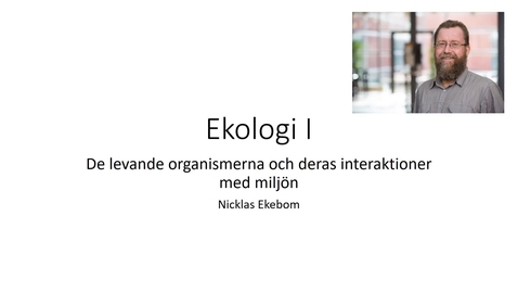 Thumbnail for Ekologi I 