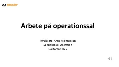 Thumbnail for Arbete på operationssal 2.mp4