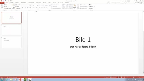 Thumbnail for Spela in ljud i PowerPoint