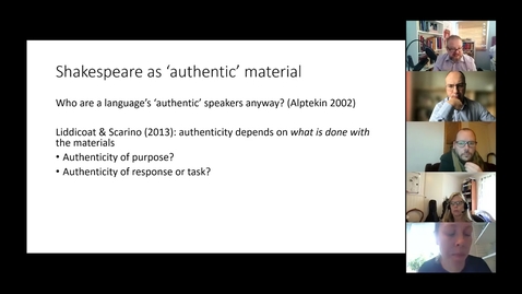 Thumbnail for Duncan Lees - Doing (things with) Shakespeare at a Chinese university