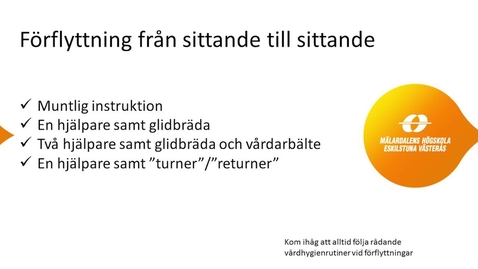 Thumbnail for Från sittande till sittande