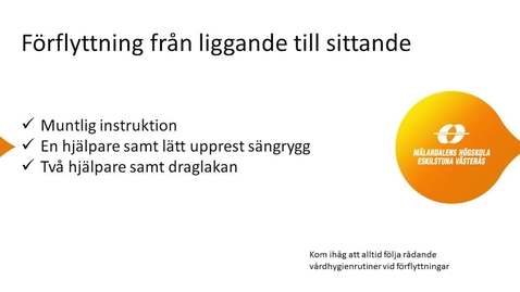 Thumbnail for Från liggande till sittande