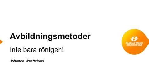 Thumbnail for Avbildningsmetoder