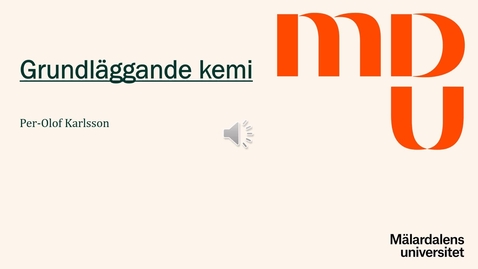 Thumbnail for Grundläggande kemi