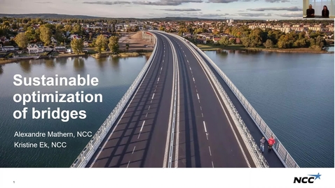 Thumbnail for Sustainable optimization of bridges – Alexandre Mathern &amp; Kristine Ek