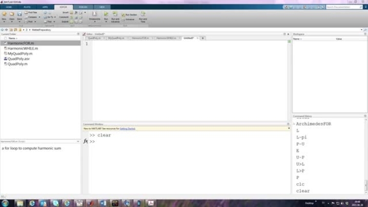Miniatyr för kanal Online Prepatory course in Matlab