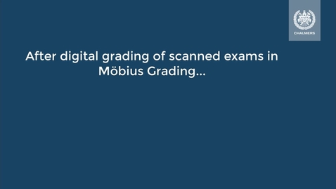 Thumbnail for CanExam - Import graded exam from Möbius Grading to Canvas