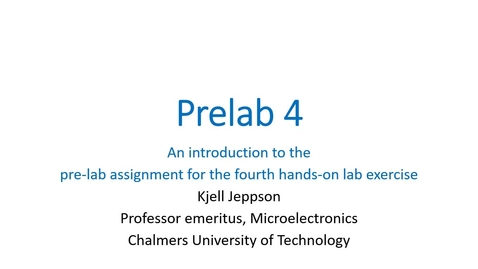 Thumbnail for Prelab 4 video