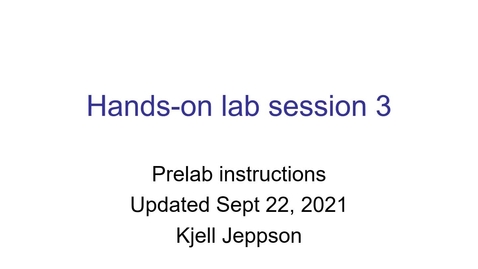 Thumbnail for Prelab 3 video