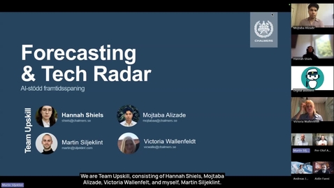 Thumbnail for Team Upskill - Forecasting &amp; Tech radar