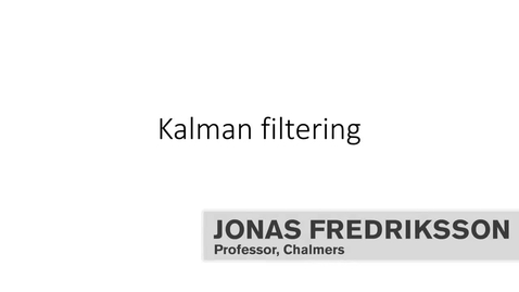 Thumbnail for 4.3.1 The Kalman filter