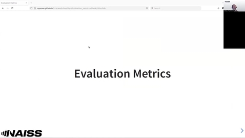 Thumbnail for NAISS LLM Workshop Nov 2025 part 3.5 Evaluating LLMs