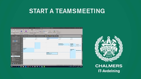 Thumbnail for Start a Teams meeting