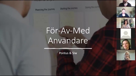 Thumbnail for Design för, av, eller kanske med användare?