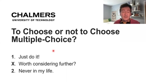 Thumbnail for To Choose or not to Choose Multiple-Choice?