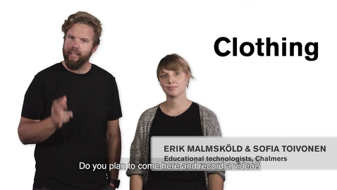 Thumbnail for Clothing in studio.mp4