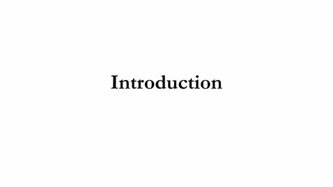 Thumbnail for 5.1 Introduction.mp4 - Quiz
