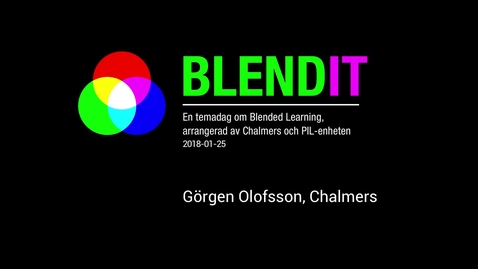 Thumbnail for Görgen Olofsson, Digital Salstentamen