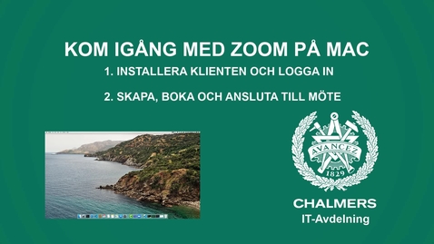 Thumbnail for Kom igång med Zoom på Mac