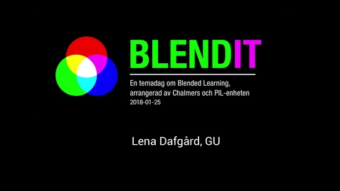 Thumbnail for Lena Dafgård, Erfarenheter av ”peer review” i GUL/PingPong och Feedback Fruits