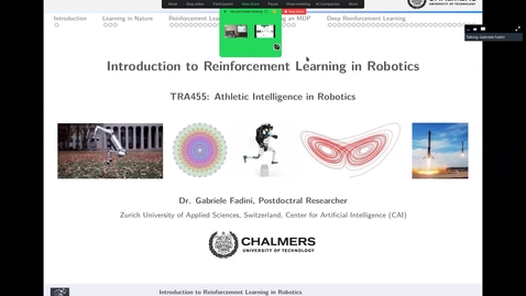 Thumbnail for Lecture 13: Reinforcement Learning and Co-Design 