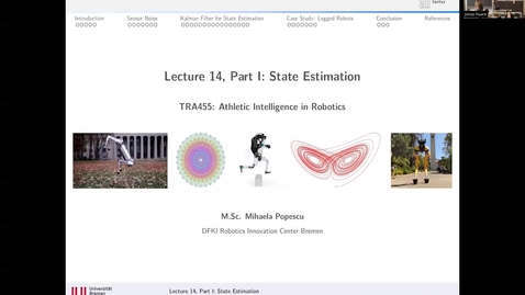 Thumbnail for Lecture 14: State estimation and System Identification