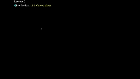 Thumbnail for TME226 Lecture Fluid Mechanics 3. channel flow, flat-plate boundary layer, Blasius