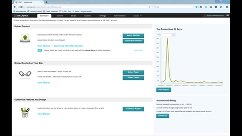 Thumbnail for Embedded links analytics in KMC
