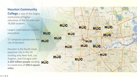 Thumbnail for Kaltura presentation - Houston Community College @ SUNET
