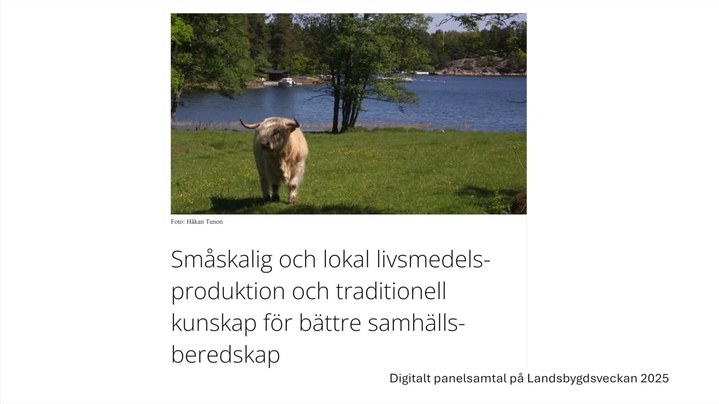 Thumbnail for channel SLU Centrum för biologisk mångfald