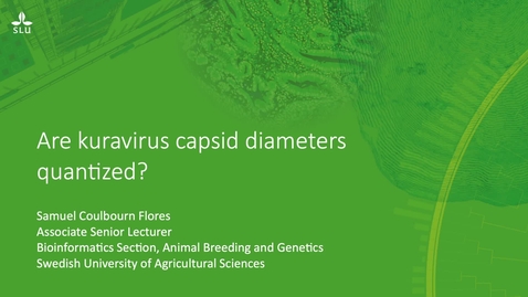 Thumbnail for Are Kuravirus capsid diameters quantised?
