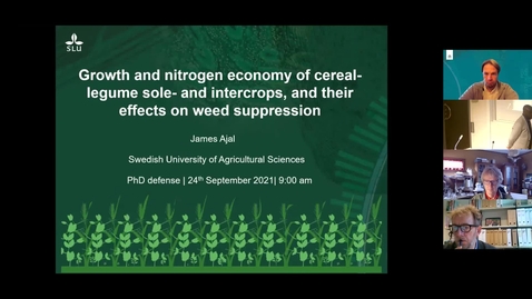 Thumbnail for James Ajal - PhD defense 24 Sep 2021