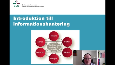 Thumbnail for 0 Introduktion till informationshantering/Introduction to information management