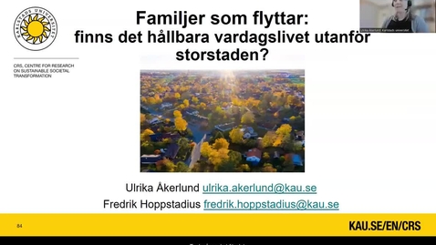 Thumbnail for Familjer som flyttar - Ulrika Åkerlund &amp; Fredrik Hoppstadius