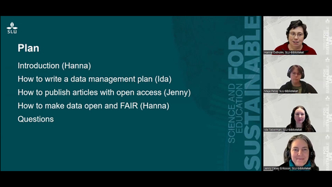 Thumbnail for Open access, open data and data management plans - how to meet funders' requirements