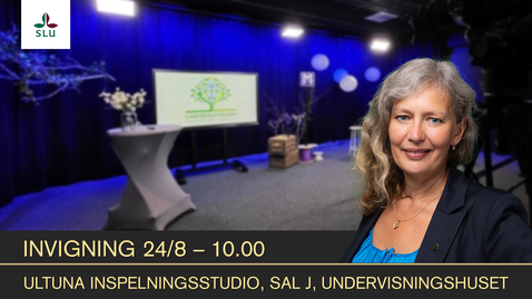 Thumbnail for Invigning av Ultuna Studio, 24 augusti