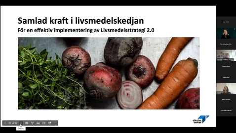Thumbnail for Samlad kraft i livsmedelskedjan – för en effektiv implementering av Livsmedelsstrategi 2.0.