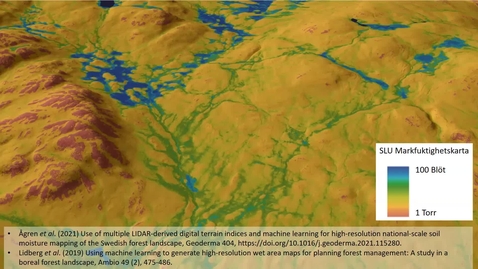 Thumbnail for Webbinarium: Nya torvkartor baserade på fältdata och markfuktighetskartor