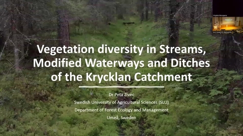 Thumbnail for Krycklan Symposium 2025 - Speaker Peta Zivec