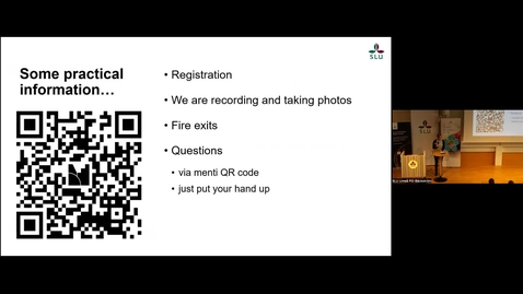 Thumbnail for Funding Day Umeå October 14 2025 - Part 07 Innovation, How innovation can strengthen your research career - William Lidberg, SLU