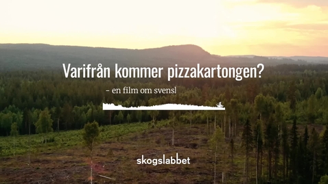 Thumbnail for Varifrån kommer pizzakartongen? - en film om svenskt skogsbruk