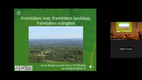 Thumbnail for Mångfaldskonferensen 2024: Janne Bengtsson – Framtidens mat, framtidens landskap, framtidens mångfald